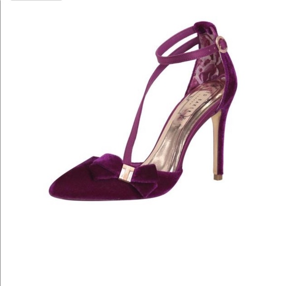 Ted Baker Women's Juleta Velvet Pumps Heels - Picture 2 of 5